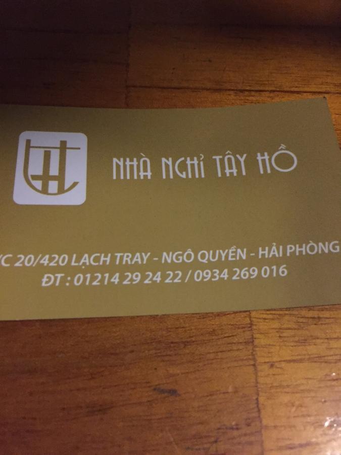 Motel Tay Ho Hai Phong Eksteriør billede